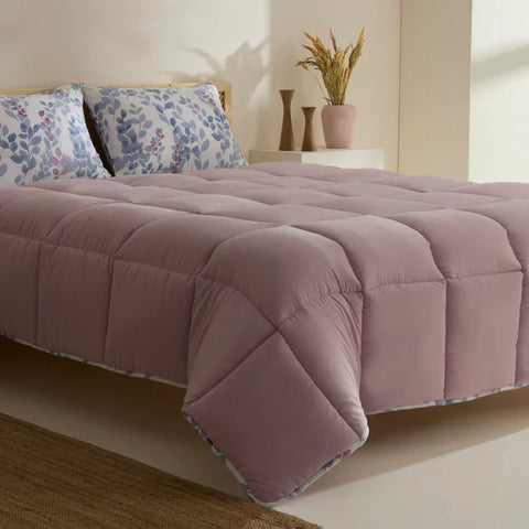 Karaca Leaf Comforter Set, Double, 200x200+2x50x70cm, Multi