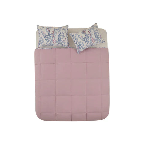 Karaca Leaf Comforter Set, Double, 200x200+2x50x70cm, Multi