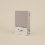 Karaca Home Jersey 100% Turkish Cotton Fitted Sheet, 180x200+30cm, Grey