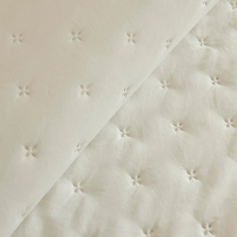 Karaca Home Breezy Bedspread, Single, Ecru