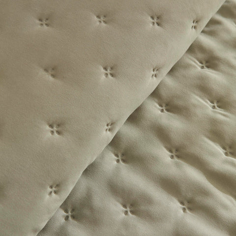 Karaca Home Breezy Bedspread, Double, Sage Green