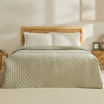 Karaca Home Breezy Bedspread, Single, Sage Green