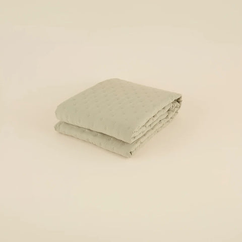 Karaca Home Breezy Bedspread, Double, Sage Green