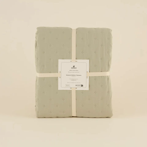 Karaca Home Breezy Bedspread, Double, Sage Green