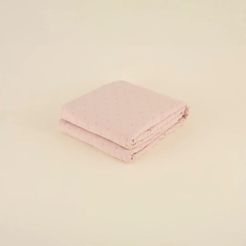 Karaca Home Breezy Bedspread, Double, Powder Pink