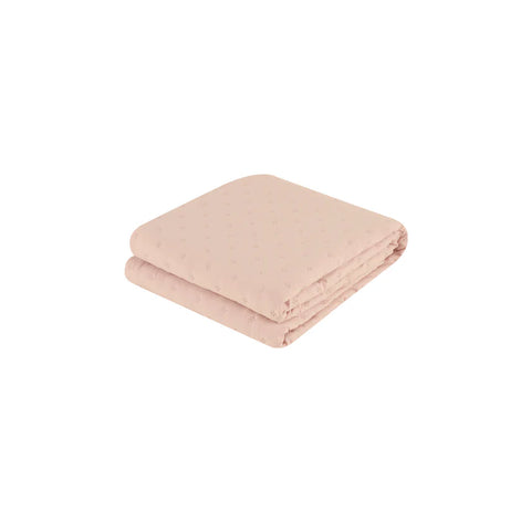 Karaca Home Breezy Bedspread, Double, Powder Pink
