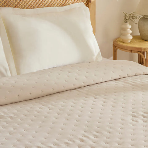 Karaca Home Breezy Bedspread, Single, Beige