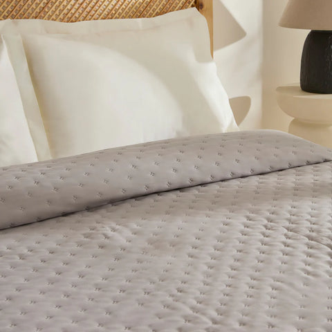 Karaca Home Breezy Bedspread, Double, Grey