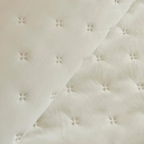 Karaca Home Fiona Bedspread Set, Double, Ecru