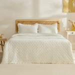 Karaca Home Fiona Bedspread Set, Double, Ecru