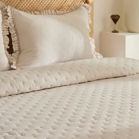 Karaca Home Fiona Bedspread Set, Double, Beige