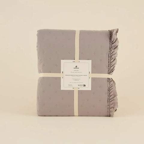Karaca Home Fiona Bedspread Set, Double, Grey