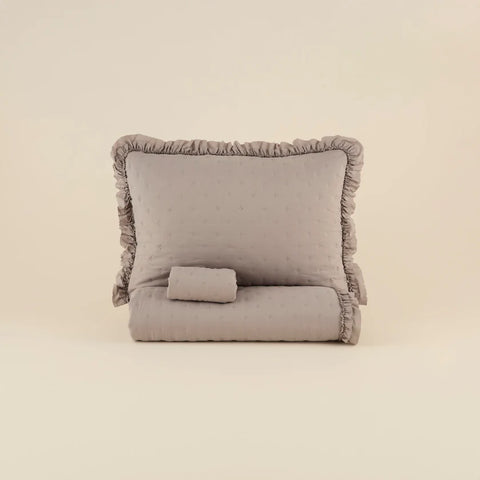 Karaca Home Fiona Bedspread Set, Double, Grey