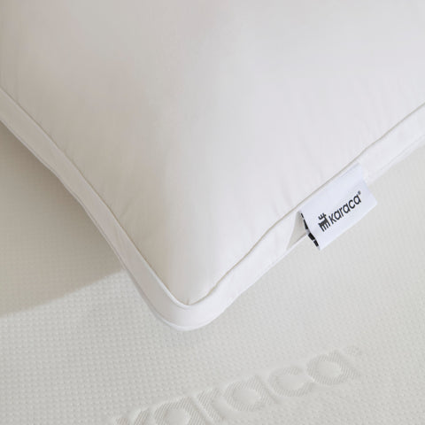 Karaca Natural Gusset Pillow, 50x70cm, White