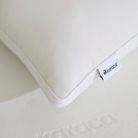 Karaca Natural Gusset Pillow, 50x70cm, White