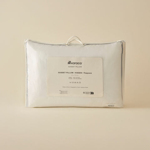Karaca Dion Gusset Pillow, 50x70cm, White