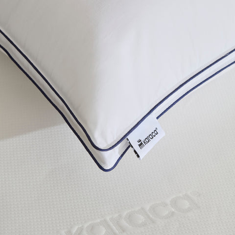 Karaca Dion Gusset Pillow, 50x70cm, White