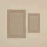 Karaca Odetta Bath Mat Set, 60x90cm+40x60cm, Ecru