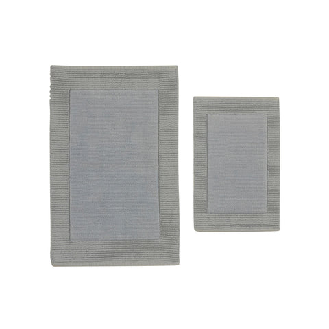 Karaca Odetta Bath Mat, 60x90cm+40x60cm, Grey