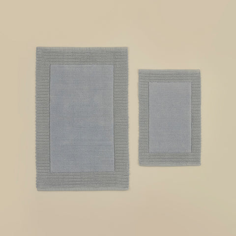 Karaca Odetta Bath Mat, 60x90cm+40x60cm, Grey