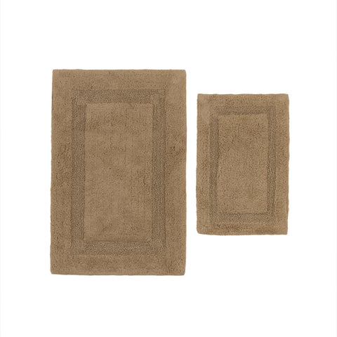 Karaca Pauline Bath Mat Set, 60x90cm+40x60cm, Beige