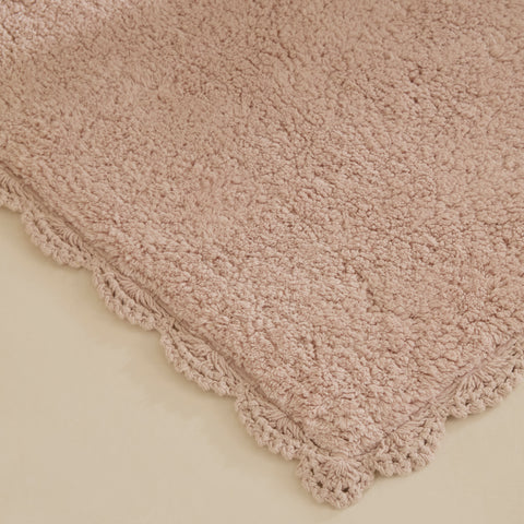 Karaca Natali Bath Mat, 60x100cm, Powder Pink