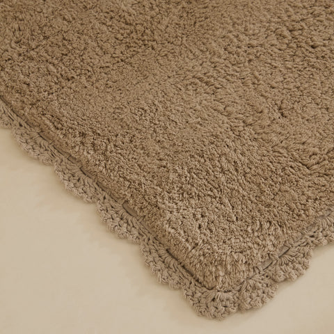 Karaca Natali Bath Mat, 50x80cm, Beige