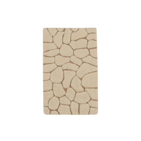 Karaca Stone Bath Mat, 50x80cm, Offwhite