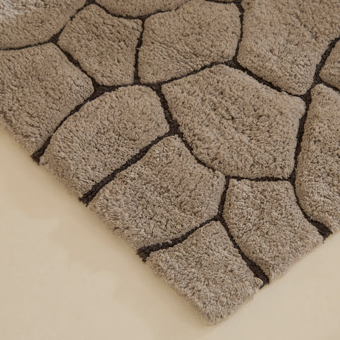 Karaca Stone Bath Mat, 60x100cm, Grey