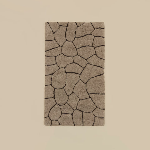 Karaca Stone Bath Mat, 60x100cm, Grey