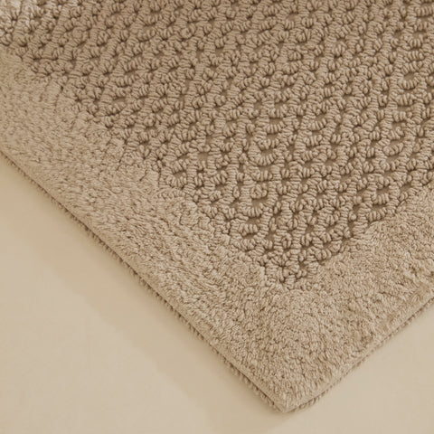 Karaca Helen Bath Mat, 60x100cm, Stone