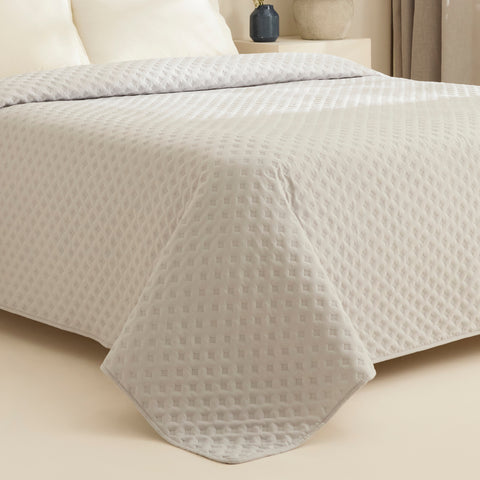 Karaca Ines Bedspread Set, Double, Grey