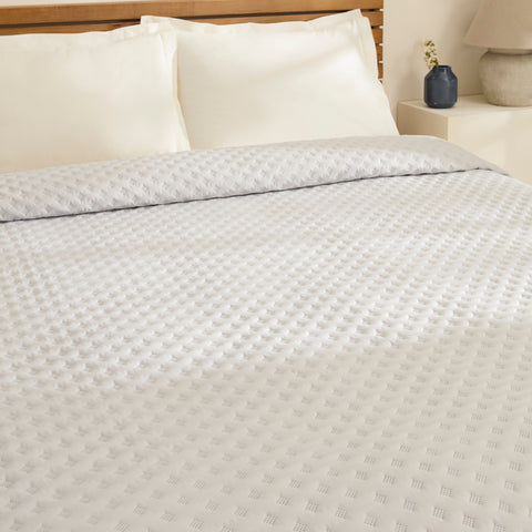 Karaca Ines Bedspread Set, Single, Grey