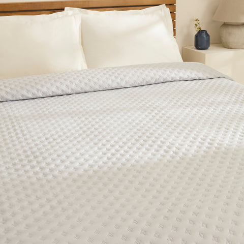 Karaca Ines Bedspread Set, Double, Grey
