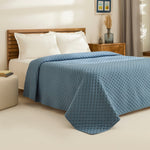 Karaca Ines Bedspread Set, Single, Dark Blue