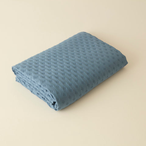 Karaca Ines Bedspread Set, Single, Dark Blue