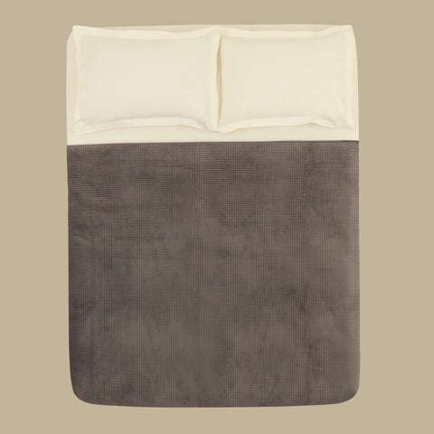 Karaca Chloe Bedspread, Double, Anthracite