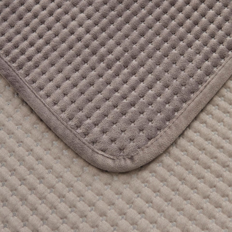 Karaca Chloe Bedspread, Double, Anthracite