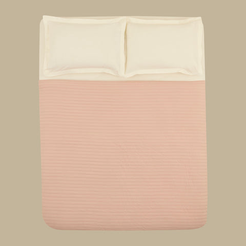 Karaca Freya Bedspread, Double, Powder Pink