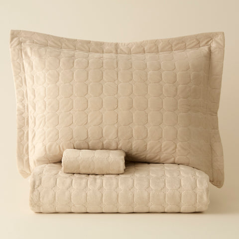 Karaca Alice Bedspread Set, Single, Beige