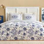 Karaca Amar 100% Cotton Duvet Cover Set, Double, Blue