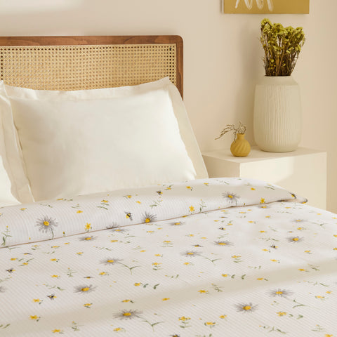 Karaca Emma 100% Cotton Pique, Double, 200x220cm, Yellow