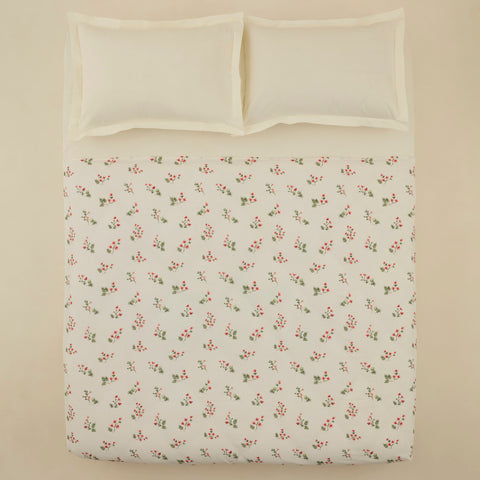 Karaca Silvie 100% Cotton Pique, Double, 200x220cm, Red