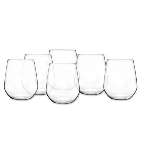 RCR Universum 6-Piece Tumbler Glass Set, 430ml, Clear