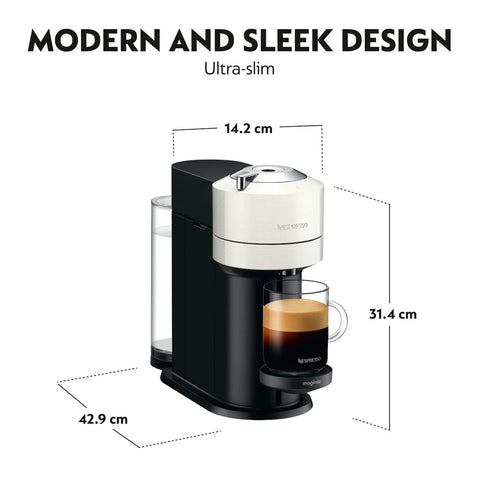 Nespresso Vertuo Next Coffee Machine, 1,5L, 1500W, White