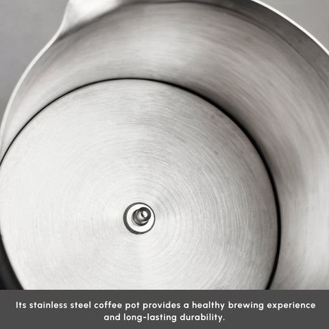 Karaca Hatır Perfetto Espresso and Turkish Coffee Machine, 1900W, 1,8L, Inox