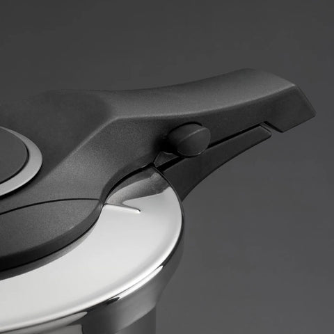 Jumbo Procook 4-Piece 4+6 L Stainless Steel Pressure Cooker, Silver