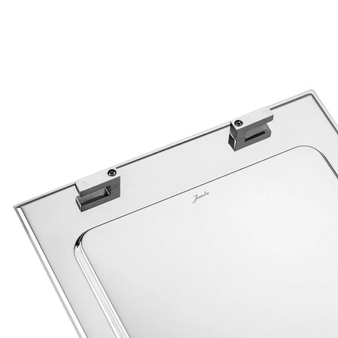 Jumbo New 9100 28-Piece Stainless Steel Square Tea Set, Silver