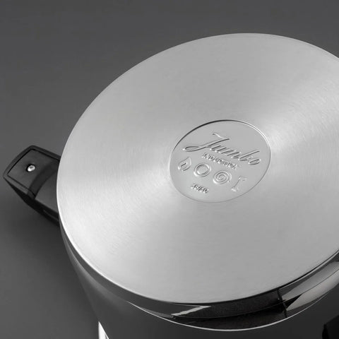 Jumbo Procook 4-Piece 4+6 L Stainless Steel Pressure Cooker, Silver