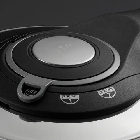 Jumbo Procook 4-Piece 4+6 L Stainless Steel Pressure Cooker, Silver